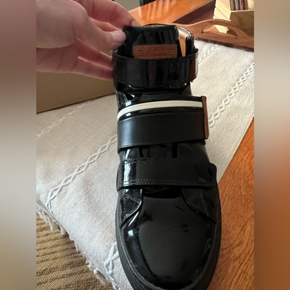 Bally Men’s size 10.5 Herick Leather High Top Sneakers - Picture 2 of 8